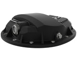 Pro Series Rear Differential Cover Black w/ Machined Fins GM Gas Trucks/SUVs 19-26 (Gmch 9.5) aFe Power