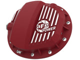 Pro Series Rear Differential Cover Red w/ Machined Fins GM Gas Trucks/SUVs 19-26 (Gmch 9.5) aFe Power