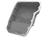 Street Series Transmission Pan Raw w/ Machined Fins Dodge Diesel Trucks 13-23 (68RFE) aFe Power