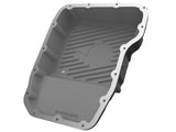 Pro Series Transmission Pan Black w/ Machined Fins Dodge Diesel Trucks 13-23 (68RFE) aFe Power