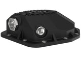 Pro Series Rear Differential Cover Black w/ Machined Fins Ford Ranger 19-23 L4-2.3L (t) (Dana M220) aFe Power