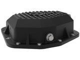 Pro Series Rear Differential Cover Black w/ Machined Fins Ford Ranger 19-23 L4-2.3L (t) (Dana M220) aFe Power