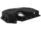 Pro Series Engine Oil Pan Black w/ Machined Fins Audi/Volkswagen 05-22 L4-1.8L (t)/2.0L (t) (w/ Oil Sensor) aFe Power