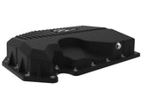 Pro Series Engine Oil Pan Black w/ Machined Fins VW Cars 05-21 L4-1.8/2.0L aFe Power