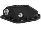 Pro Series Rear Differential Cover Black w/ Machined Fins & Gear Oil Ford Bronco 21-23 L4-2.3L (t)/V6-2.7L (t) (Dana M220) aFe Power