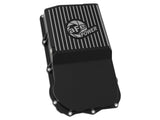 Pro Series Transmission Pan Black w/ Machined Fins Jeep Wrangler (Jl) 18-25 (850RE/8HP70/8HP75 Transmission) aFe Power