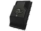 Pro Series Transmission Pan Black w/ Machined Fins Ford Trucks/SUVs 17-25 (10R60/10R80) aFe Power