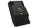 Pro Series Transmission Pan Black w/ Machined Fins Ford Trucks/SUVs 17-25 (10R60/10R80) aFe Power