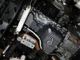 Pro Series Engine Oil Pan Black w/ Machined Fins GM Diesel Trucks 17-19 V8-6.6L (td) L5P aFe Power