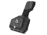 Pro Series Engine Oil Pan Black w/ Machined Fins GM Diesel Trucks 20-26 V8-6.6L (td) L5P aFe Power