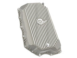 Street Series Transmission Pan Raw w/ Machined Fins GM Diesel Trucks 20-26 V8-6.6L (td) L5P aFe Power