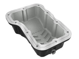 Pro Series Engine Oil Pan Black w/ Machined Fins Jeep Wrangler (Jl) 18-26 L4-2.0L (t) aFe Power