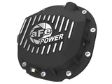 Pro Series Rear Differential Cover Black w/ Machined Fins Ford F-150 90-14 (Ford 8.8) aFe Power