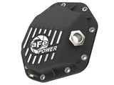 Street Series Front Differential Cover Black w/ Machined Fins GM Trucks/SUVs 19-26 (Aam 8.0 Ifs) aFe Power