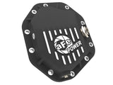 Street Series Front Differential Cover Black w/ Machined Fins GM Trucks/SUVs 19-26 (Aam 8.0 Ifs) aFe Power