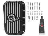 Pro Series Engine Oil Pan Black w/ Machined Fins Jeep Wrangler (JK) 12-18 V6-3.6L aFe Power