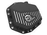 Pro Series Rear Differential Cover Black w/ Machined Fins Ford Bronco Raptor 22-26 V6-3.0L (tt) aFe Power