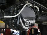 Pro Series Rear Differential Cover Black w/ Machined Fins Ford Bronco Raptor 22-26 V6-3.0L (tt) aFe Power