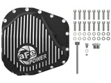 Pro Series Rear Differential Cover Black w/ Machined Fins Ford F-250/350 23-26 V8 (Sterling 11.6) aFe Power