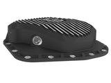 Pro Series Rear Differential Cover Black w/ Machined Fins Ford F-250/350 23-26 V8 (Sterling 11.6) aFe Power