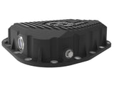 Pro Series Rear Differential Cover Black w/ Machined Fins Ford F-250/350 23-26 V8 (Sterling 11.6) aFe Power