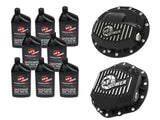 Front & Rear Diff Guard Package w/ Oil Ram Diesel Trucks 19-26 L6-6.7L (td) aFe Power