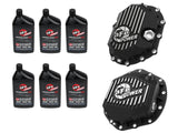 Front & Rear Diff Guard Package w/ Oil GM Diesel Trucks 20-26 V8-6.6L (td) L5P aFe Power