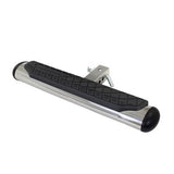 4 Inch Oval Hitch Step Polished Stainless Steel Go Rhino