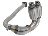 Direct Fit 409 Stainless Steel Front Catalytic Converter Jeep Wrangler (TJ) 00-03 L6-4.0L aFe Power