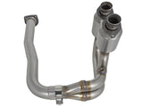 Direct Fit 409 Stainless Steel Front Catalytic Converter Jeep Wrangler (TJ) 00-03 L6-4.0L aFe Power