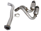 Direct Fit 409 Stainless Steel Front Catalytic Converter Jeep Wrangler (TJ) 00-03 L6-4.0L aFe Power