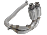 Direct Fit 409 Stainless Steel Front Catalytic Converter Jeep Wrangler (TJ) 04-06 L6-4.0L aFe Power