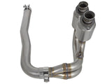 Direct Fit 409 Stainless Steel Front Catalytic Converter Jeep Wrangler (TJ) 04-06 L6-4.0L aFe Power