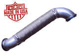 Turbo Exhaust Downpipe for 2011-2015 Chevy GMC 6.6l LML Duramax - No bungs