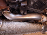 Turbo Exhaust Downpipe for 2011-2015 Chevy GMC 6.6l LML Duramax - No bungs