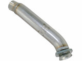 Twisted Steel 2-1/2 Inch Aluminized Steel Loop-Delete Downpipe Jeep Wrangler (JK) 12-18 V6-3.6L aFe Power