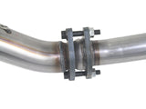 Twisted Steel 2 Inch-2-1/2 Inch Aluminized Steel Loop-Delete Downpipe & Y-Pipe Jeep Wrangler (JK) 12-18 V6-3.6L aFe Power