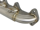 Twisted Steel 304 Stainless Header w/ T4 Turbo Manifold Dodge Diesel Trucks 98.5-02 L6-5.9L (td) aFe Power