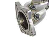 Twisted Steel Downpipe 3 Inch 304 Stainless Steel w/ Cat Cadillac Ats 13-19 / Chevy Camaro 16-19 L4-2.0L (t) aFe Power