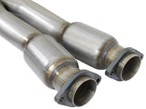 Twisted Steel X-Pipe 3 Inch 304 Stainless Steel w/ Cat Chevrolet Corvette (C7) & Z06 14-19 V8-6.2L/6.2L (sc) aFe Power