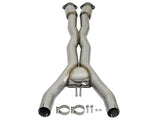Twisted Steel X-Pipe 3 Inch 304 Stainless Steel w/ Cat Chevrolet Corvette (C7) & Z06 14-19 V8-6.2L/6.2L (sc) aFe Power