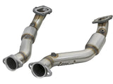 Twisted Steel 3 Inch 304 Stainless Steel Mid Pipe w/ Cat Chevrolet Corvette (C7) & Z06 14-19 V8-6.2L/6.2L (sc) aFe Power