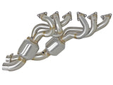 Twisted Steel Long Tube Header 304 Stainless Steel w/ Cat BMW M3 (E46) 01-06 L6-3.2L S54 aFe Power