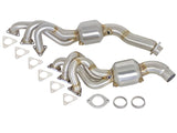 Twisted Steel Long Tube Header 304 Stainless Steel w/ Cat BMW M3 (E46) 01-06 L6-3.2L S54 aFe Power