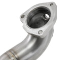 Twisted Steel Downpipe 2-1/2 Inch 304 Stainless Steel w/ Cat Mini Cooper S (R56) 07-15 L4-1.6L (t) N14/N18 aFe Power