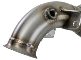 Twisted Steel Downpipe 2-1/2 Inch 304 Stainless Steel w/ Cat Mini Cooper S (R56) 07-15 L4-1.6L (t) N14/N18 aFe Power