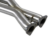 Twisted Steel 2-1/2 Inch 304 Stainless Steel X-Pipe BMW M3 (E46) 01-06 L6-3.2L S54 aFe Power
