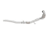Twisted Steel Downpipe 3 Inch 304 Stainless Steel w/ Cat Volkswagen Golf R 15-19 L4-2.0L (t) aFe Power