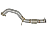 Twisted Steel 2-1/2 Inch 304 Stainless Steel Mid-Pipe Honda Civic / Civic Si 16-21 L4-1.5L (t) aFe Power