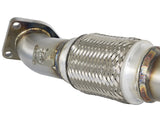 Twisted Steel 2-1/2 Inch 304 Stainless Steel Mid-Pipe Honda Civic / Civic Si 16-21 L4-1.5L (t) aFe Power